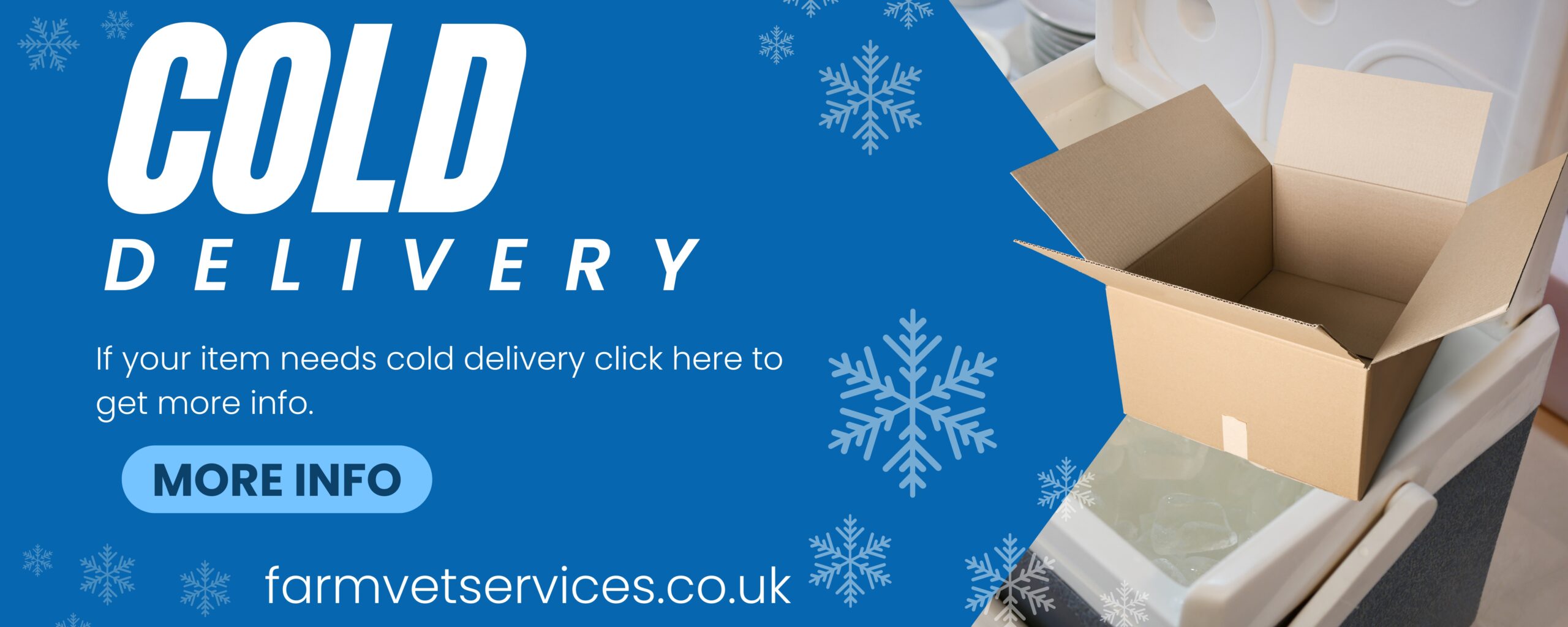 Cold delivery banner