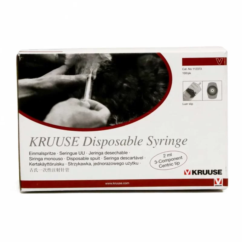 2 ml and 3 ml sterile Luer slip syringes – single or box of 100